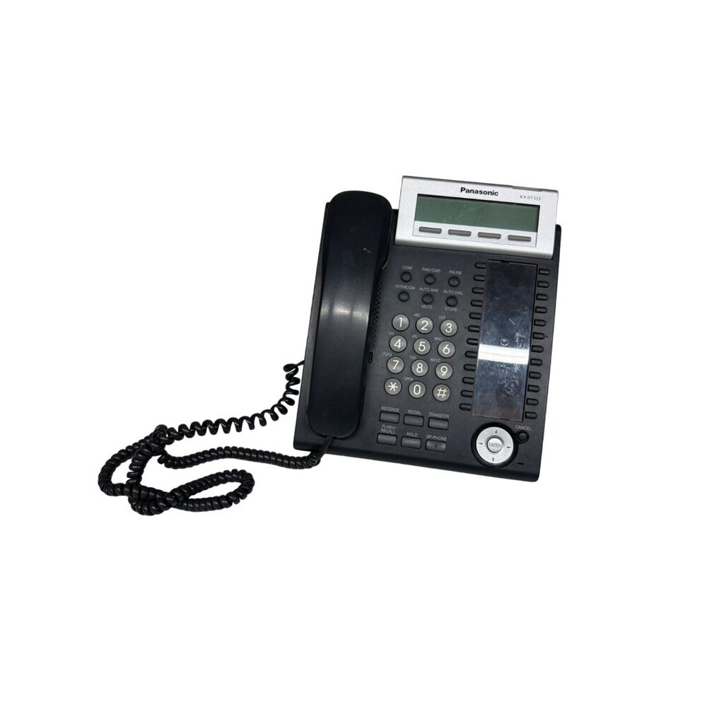 Panasonic KX-DT333Corded Office Desk Phone With LCD Display & Navigation Wheel (